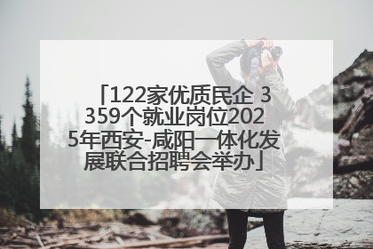 122家优质民企 3359个就业岗位2025年西安-咸阳一体化发展联合招聘会举办