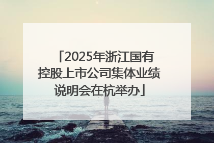 2025年浙江国有控股上市公司集体业绩说明会在杭举办
