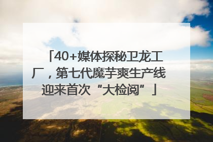 40+媒体探秘卫龙工厂，第七代魔芋爽生产线迎来首次“大检阅”